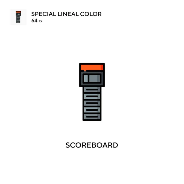 Scoreboard Special Lineal Color Icon Scoreboard Icons Your Business Project — Stock Vector