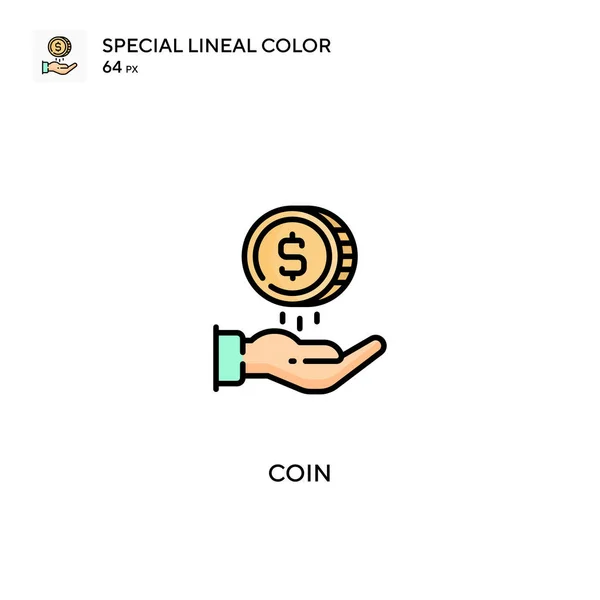 Монета Особого Цвета Вашего Бизнес Проекта — стоковый вектор