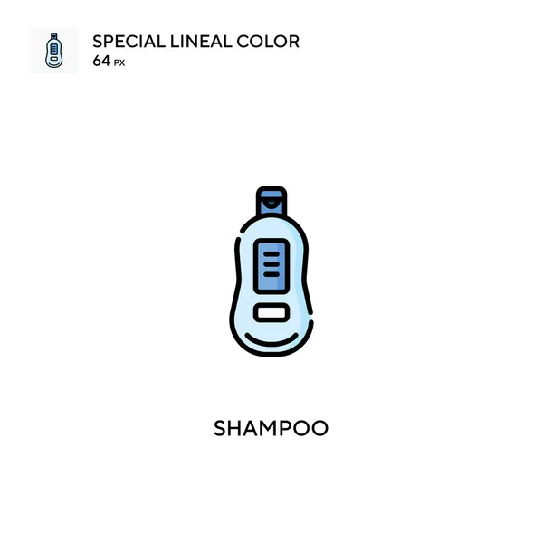 Shampoo Ícones Cor Linear Especial Icon Shampoo Para Seu Projeto — Vetor de Stock