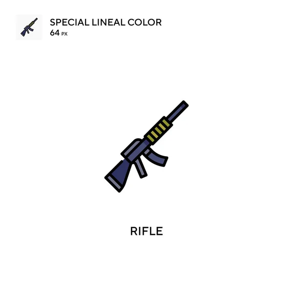 Rifle Special Lineal Color Icon Rifle Icons Your Business Project — Stock Vector