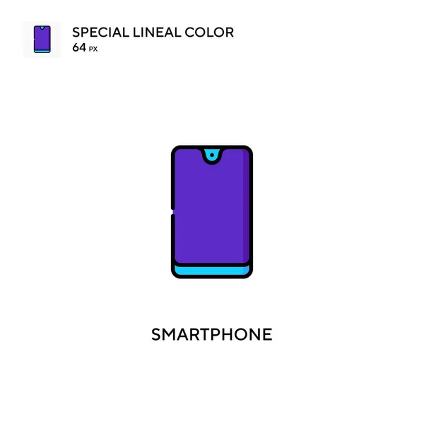Smartphone Iconos Especiales Color Lineal Smartphone Iconos Para Proyecto Negocio — Archivo Imágenes Vectoriales