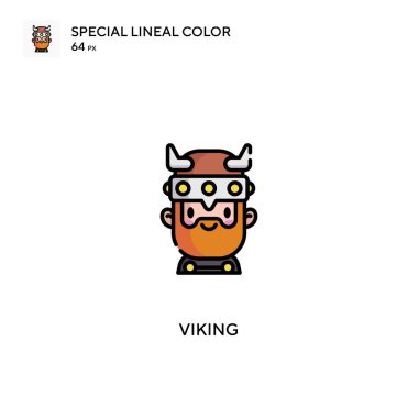 Viking Özel Lineal renk simgesi. İş projeniz için Viking simgeleri