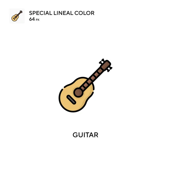 Guitar Special Linear Color Icon Guitar Icons Für Ihr Geschäftsprojekt — Stockvektor