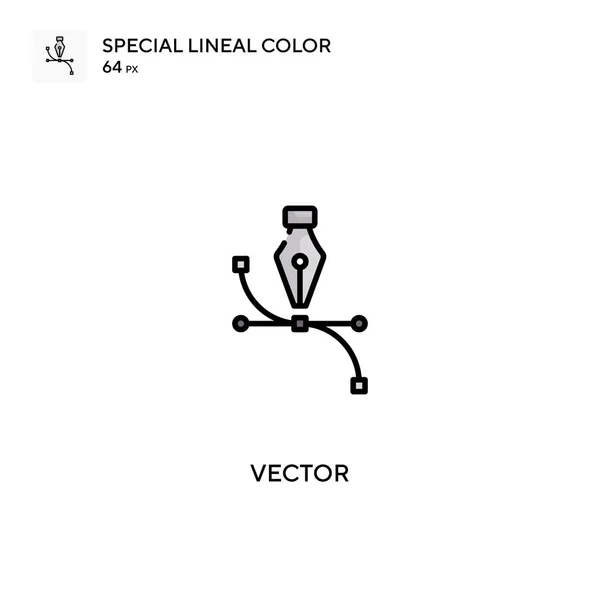 비즈니스 프로젝트를 Vector Special Lineal Color Icon Vector 아이콘 — 스톡 벡터