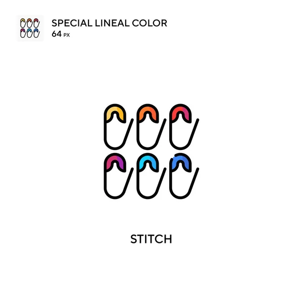 Иконка Специального Цвета Stitch Вашего Бизнес Проекта — стоковый вектор