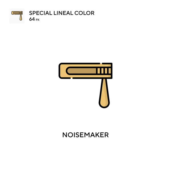 Noisemaker Spezielle Lineare Farbsymbole Noisemaker Symbole Für Ihr Geschäftsprojekt — Stockvektor