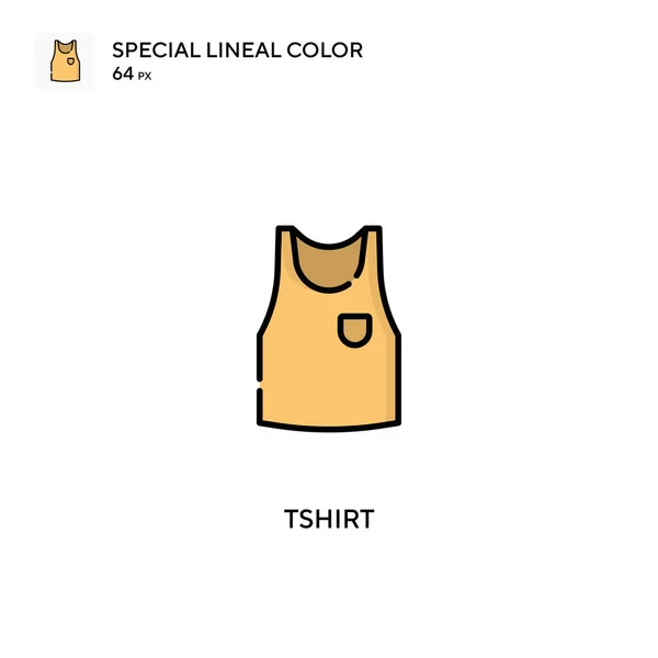 Tshirt Ícones Lineares Especiais Cor Icon Tshirt Para Seu Projeto — Vetor de Stock