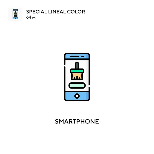 Smartphone Special Lineal Color Icon Smartphone Icons Your Business Project — Stock Vector