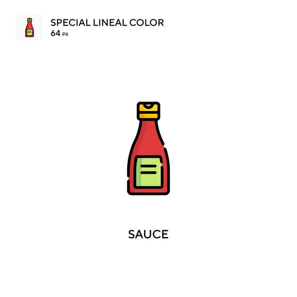 Molho Ícones Cor Linear Especial Icon Sauce Para Seu Projeto — Vetor de Stock