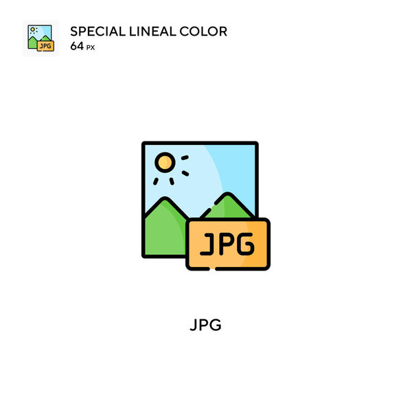 Jpg Special lineal color icon.Jpg icons for your business project