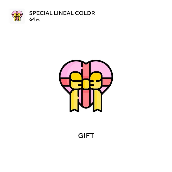 Geschenk Spezielle Lineare Farbe Icon Gift Symbole Für Ihr Geschäftsprojekt — Stockvektor