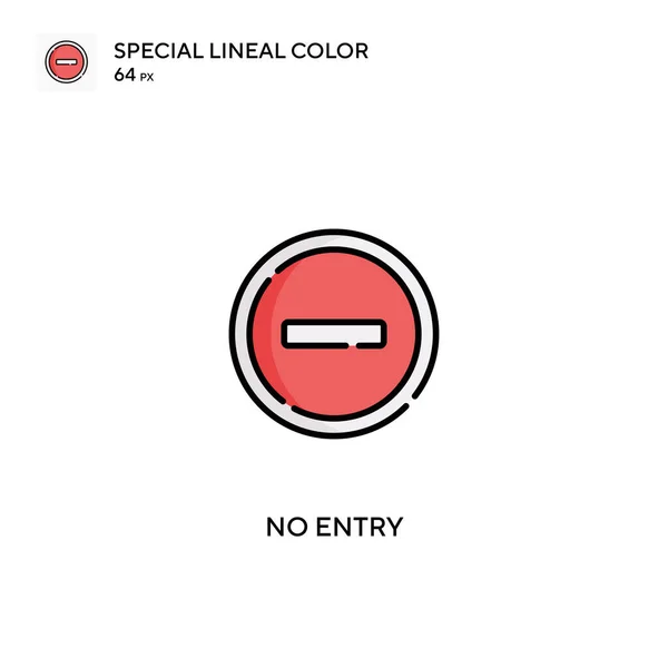 Hay Entrada Iconos Especiales Color Lineal Hay Iconos Entrada Para — Archivo Imágenes Vectoriales