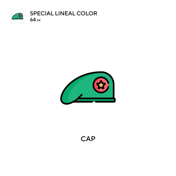Cap Spezielle Lineare Farbsymbole Für Ihr Geschäftsprojekt — Stockvektor
