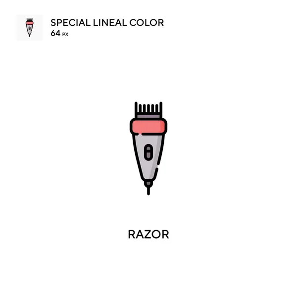 Razor Spezielle Lineare Farb Symbol Razor Symbole Für Ihr Geschäftsprojekt — Stockvektor