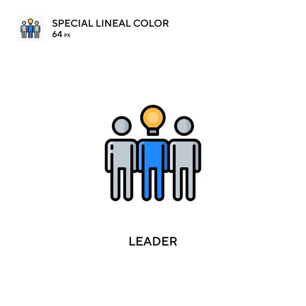 Lider Özel Satır Renk Simgesi Projeniz Için Lider Simgeleri — Stok Vektör