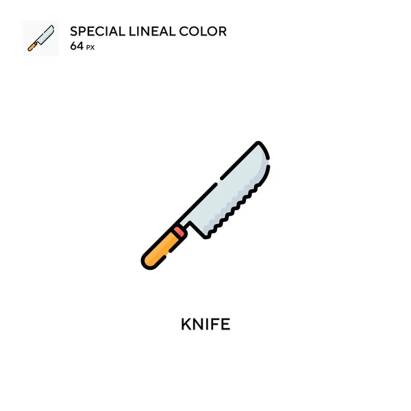 Messer Spezielle Lineare Farbe Icon Knife Symbole Für Ihr Geschäftsprojekt — Stockvektor