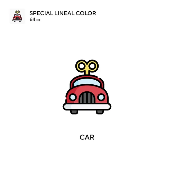 Car Special Lineal Color Icon Car Icons Your Business Project — Stock Vector