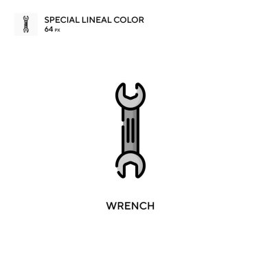 Soecial lineal renk vektör simgesini anahtarla. Web mobil UI ögesi için resimleme sembolü tasarım şablonu.