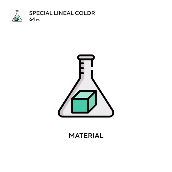 Material Soecial Lineare Farbvektorsymbol Illustration Symbol Design Vorlage Für Web — Stockvektor