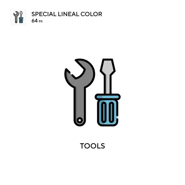 Tools Soecial Lineal Color Vector Icon Illustration Symbol Design Template — Stock Vector