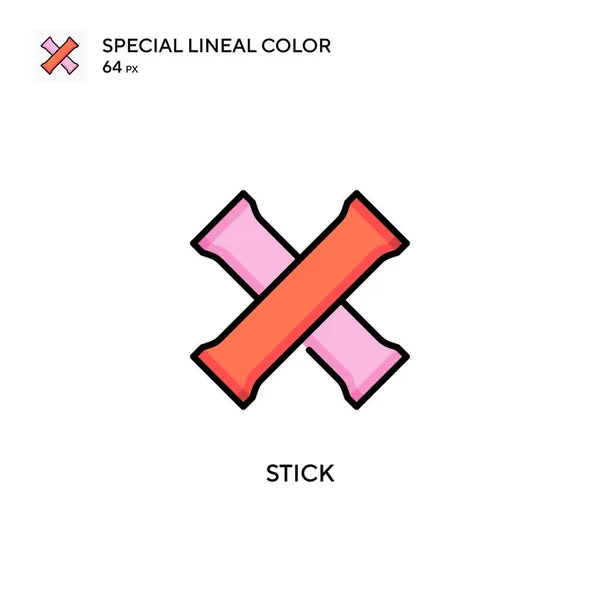 Stick Soecial Lineare Farbvektorsymbol Illustration Symbol Design Vorlage Für Web — Stockvektor
