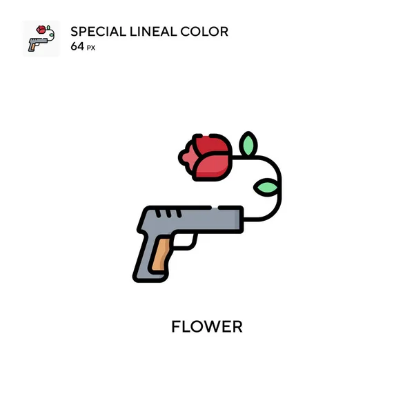 Blume Soecial Lineare Farbvektorsymbol Illustration Symbol Design Vorlage Für Web — Stockvektor
