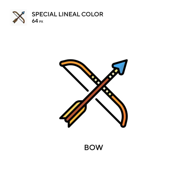 Bogen Soecial Lineare Farbvektorsymbol Illustration Symbol Design Vorlage Für Web — Stockvektor