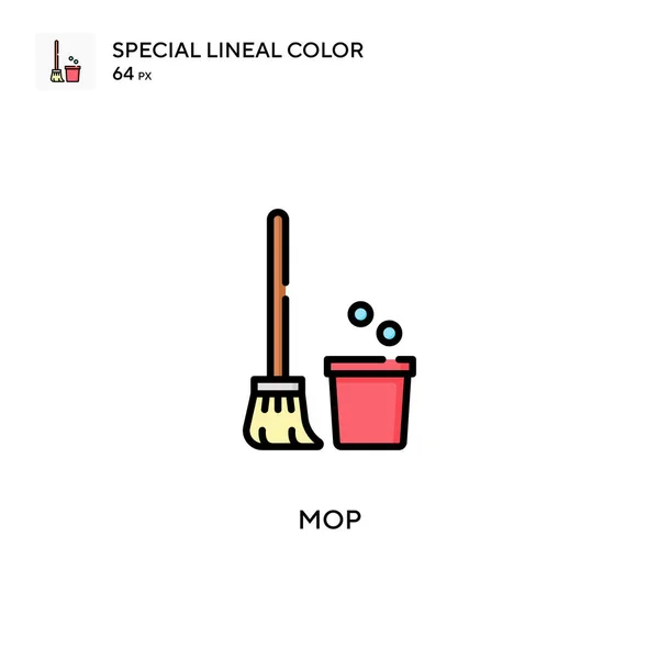 Mop Soecial Lineal 아이콘 디자인 모바일 — 스톡 벡터