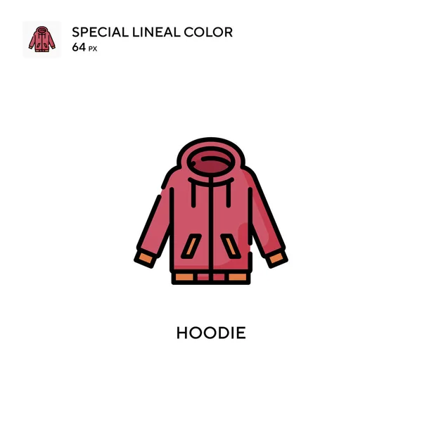 Sudadera Icono Especial Vector Color Lineal Plantilla Diseño Símbolo Ilustración — Archivo Imágenes Vectoriales