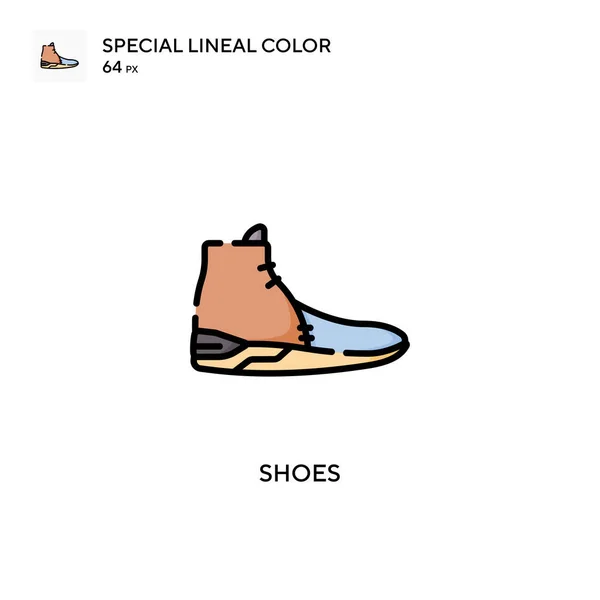 Schuhe Spezielle Lineare Farbvektorsymbol Illustration Symbol Design Vorlage Für Web — Stockvektor