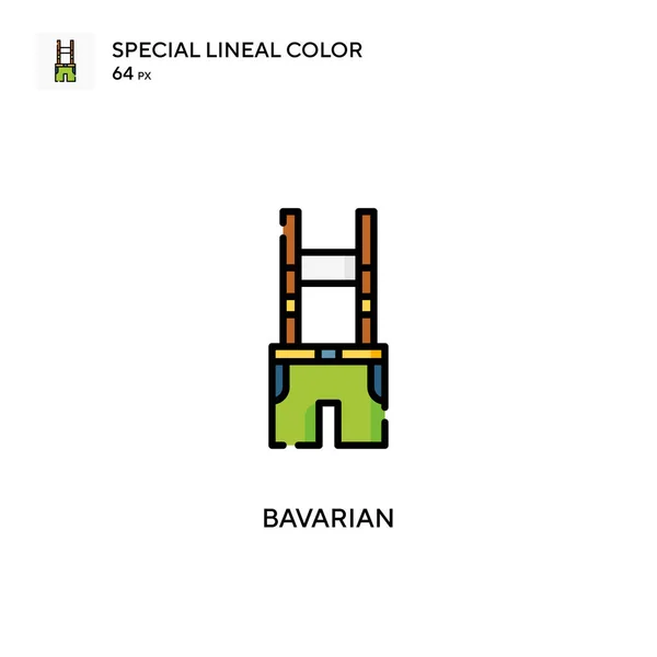 Bayerisches Spezial Lineares Farbvektorsymbol Illustration Symbol Design Vorlage Für Web — Stockvektor