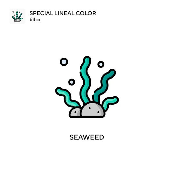 Algen Spezielles Lineares Farbvektorsymbol Illustration Symbol Design Vorlage Für Web — Stockvektor