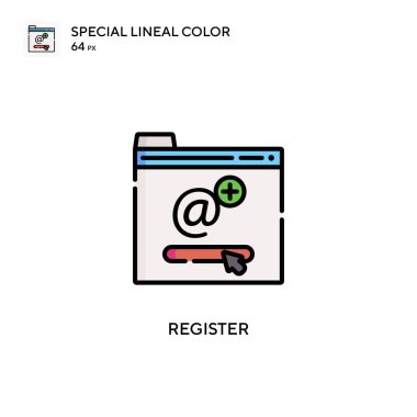 Özel doğrusal renk vektör simgesi kaydet. Web mobil UI ögesi için resimleme sembolü tasarım şablonu.