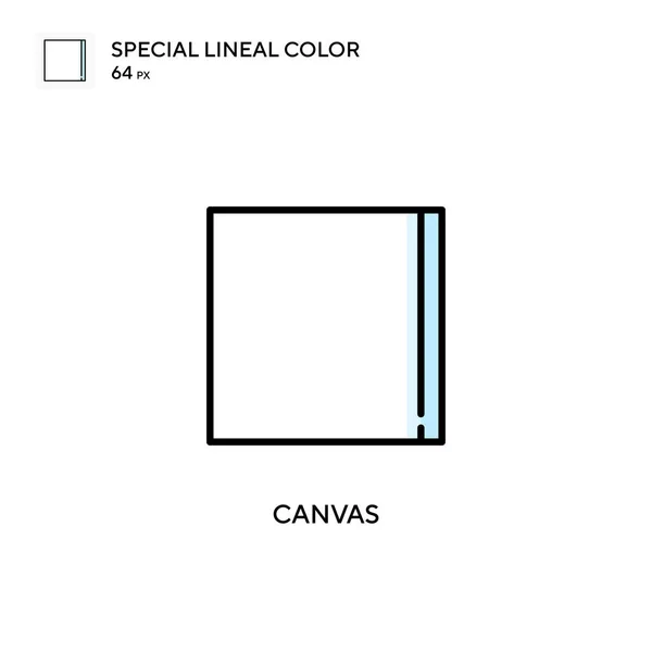 Canvas Spezielles Lineares Farbvektorsymbol Illustration Symbol Design Vorlage Für Web — Stockvektor