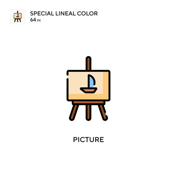 Imagen Icono Especial Vector Color Lineal Plantilla Diseño Símbolo Ilustración — Vector de stock