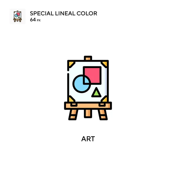 Art Special Lineares Farbsymbol Illustration Symbol Design Vorlage Für Web — Stockvektor