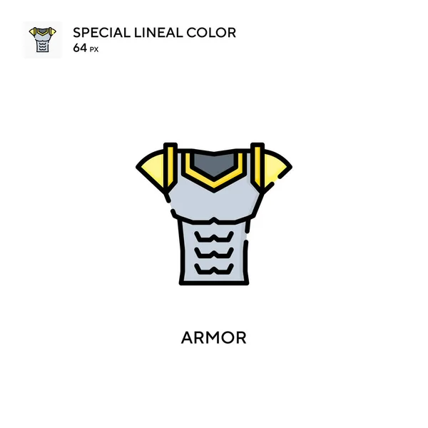 Armor Spezielle Lineare Farbsymbole Illustration Symbol Design Vorlage Für Web — Stockvektor