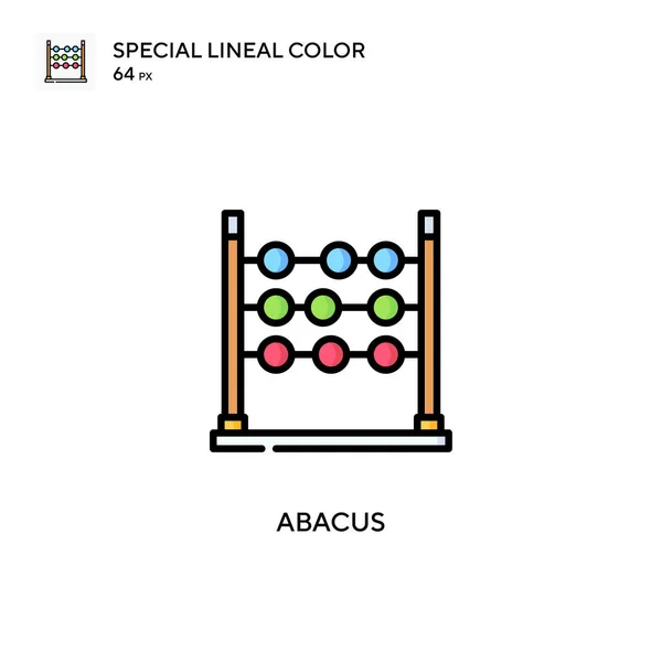 Abaco Speciale Icona Colori Lineari Illustrazione Modello Design Simbolo Elemento — Vettoriale Stock