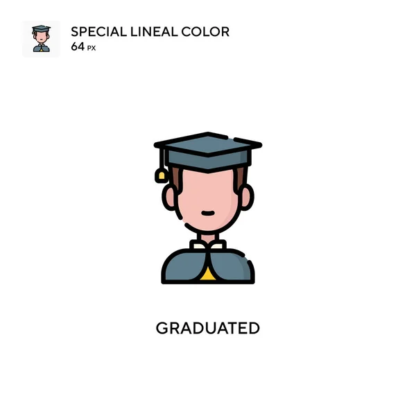 Icona Speciale Colori Lineari Graduata Illustrazione Modello Design Simbolo Elemento — Vettoriale Stock