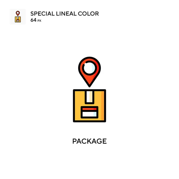 Paquete Icono Color Lineal Especial Plantilla Diseño Símbolo Ilustración Para — Archivo Imágenes Vectoriales