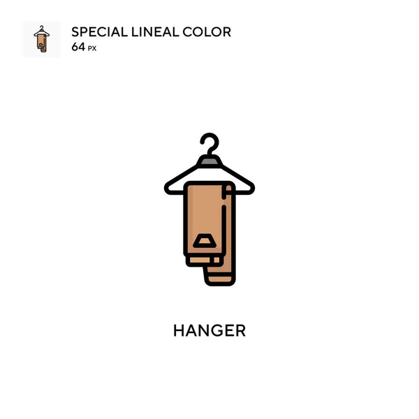 Hanger Különleges Lineáris Szín Ikon Illusztráció Szimbólum Design Sablon Web — Stock Vector