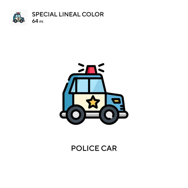 Specjalna Ikona Koloru Policyjnego Wzór Symbolu Ilustracji Dla Mobilnego Elementu — Wektor stockowy