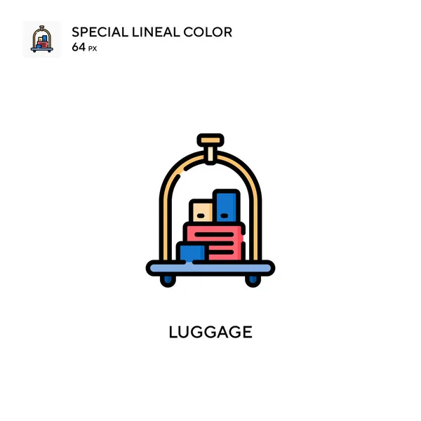 包装特殊线形彩色图标 Web移动Ui元素的说明性符号设计模板 关于可编辑笔画的完美色彩现代象形文字 — 图库矢量图片