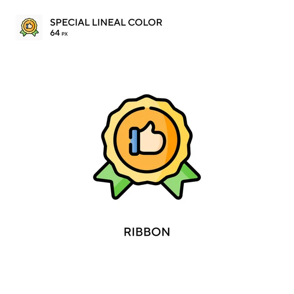 Cinta Icono Especial Color Lineal Plantilla Diseño Símbolo Ilustración Para — Vector de stock