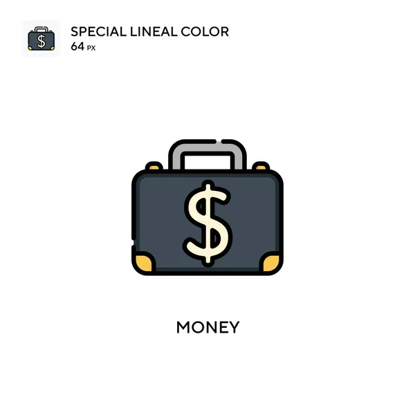 Money Special Lineares Farbsymbol Illustration Symbol Design Vorlage Für Web — Stockvektor