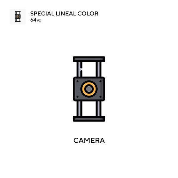 Camera Speciale Lijnkleur Pictogram Illustratie Symbool Ontwerp Sjabloon Voor Web — Stockvector