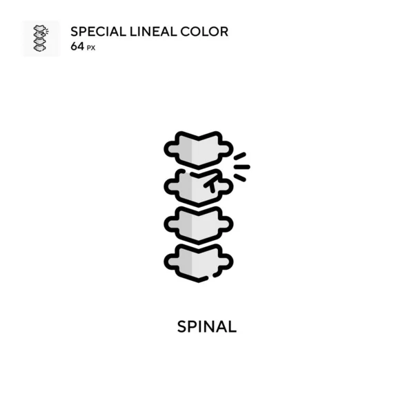 Spinal Special Lineal Color Icon Illustration Symbol Design Template Web — Stock Vector