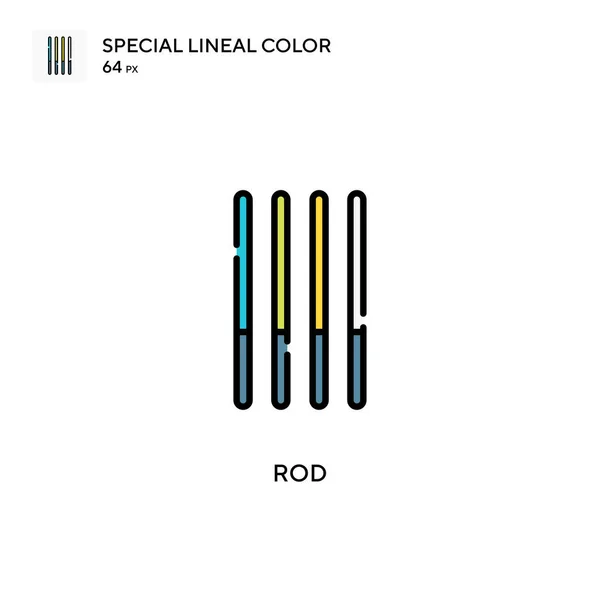 Ράβδος Ειδική Lineal Εικονίδιο Χρώμα Εικονογράφηση Πρότυπο Σχεδιασμού Συμβόλων Για — Διανυσματικό Αρχείο