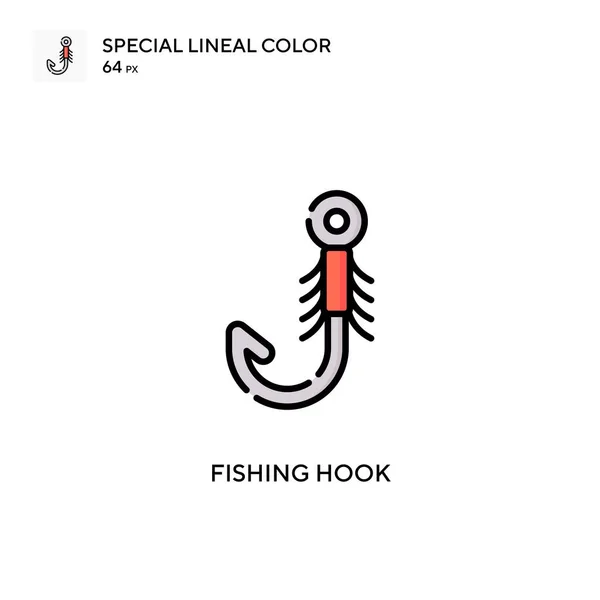 Vishaak Speciale Lineal Kleur Icoon Illustratie Symbool Ontwerp Sjabloon Voor — Stockvector