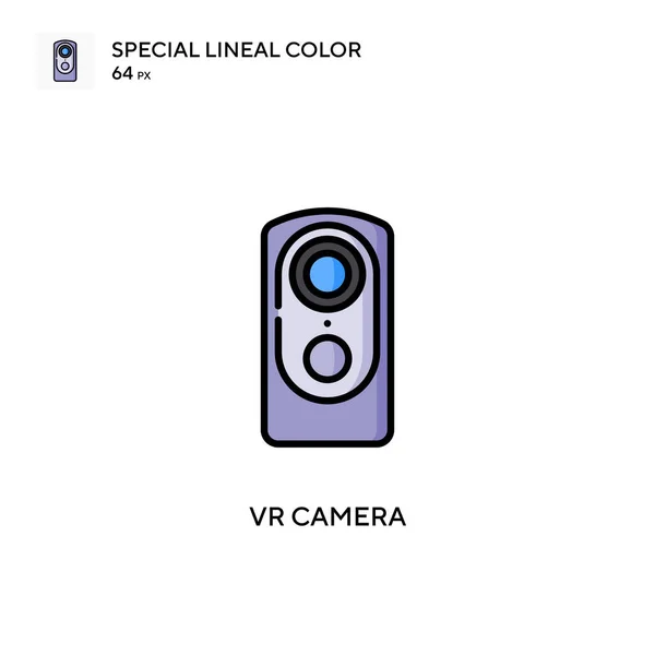 Κάμερα Ειδική Lineal Χρώμα Εικονίδιο Εικονογράφηση Πρότυπο Σχεδιασμού Συμβόλων Για — Διανυσματικό Αρχείο
